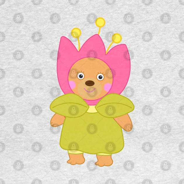 Bonnie Bear - Flower costume Spring by Dinos Friends